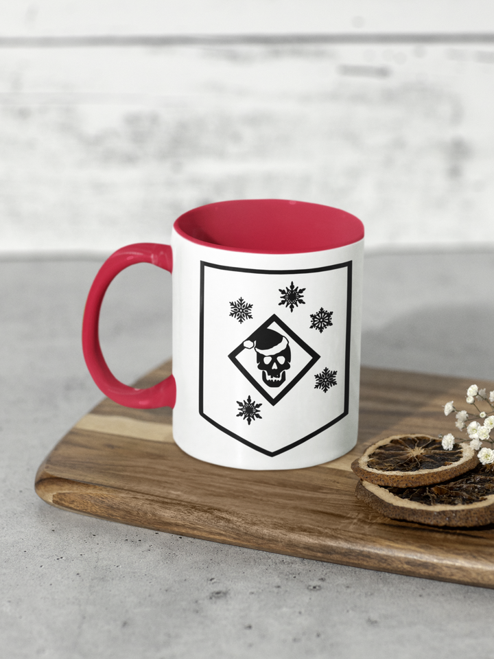 Raider Santa Coffee Mug & Spoon