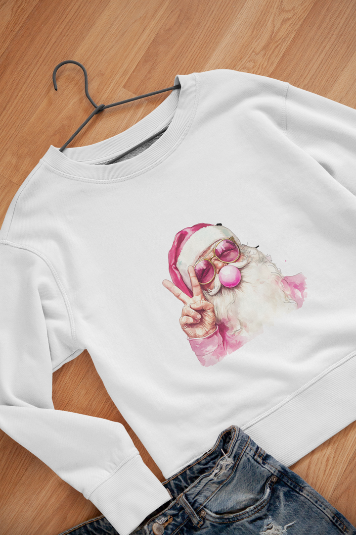 Bubble Gum Santa Sweatshirt