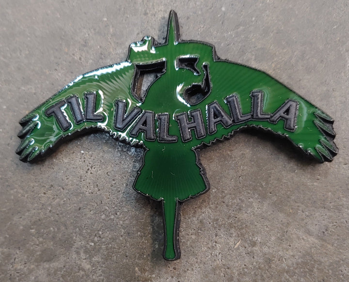 Til Valhalla Coin - OD Green & Matte Black - 2.75"